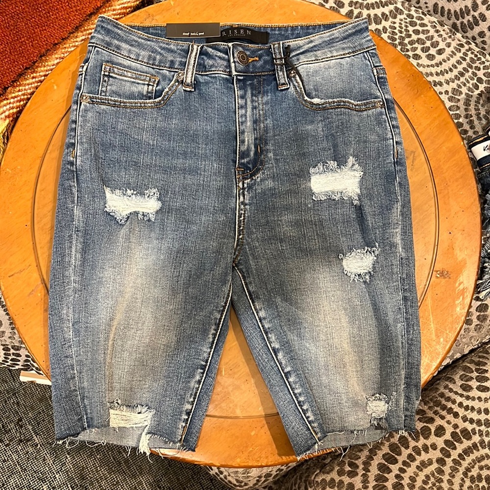 Risen Brand Denim Shorts, Sz S